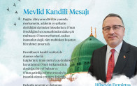 Bolu İl Müftüsü Hüseyin Demirtaş’ın Mevlid Kandili Mesajı
