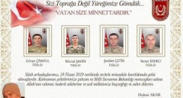 VATAN SİZE MİNNETTARDIR