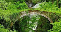 Şalpazarı’nda Kaderine Terk Edilmiş Taş Kemer Köprü