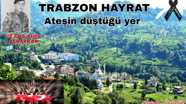 ŞEHİT ACISI TRABZON’A DÜŞTÜ