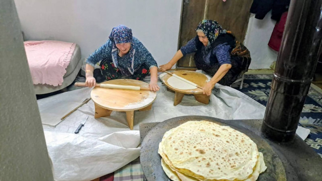 Şalpazarı’nda Kışın Bereketi Sofralara Yansıyor..