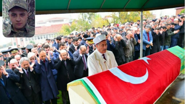 TRABZON ŞEHİDİNİ UĞURLADI