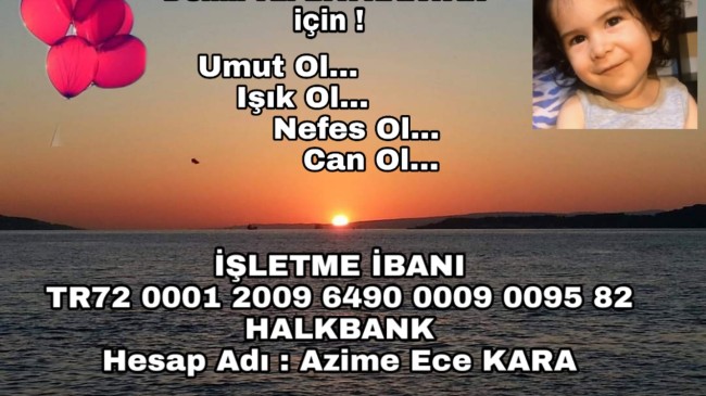 DEMİR ALİ İÇİN UMUT OL..IŞIK OL..CAN OL..NEFES OL..!