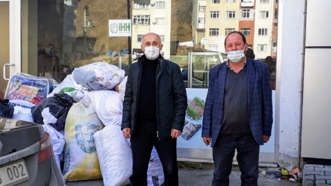 SOĞUK KIŞ GÜNÜNDE GEYİKLİ’DEN İDLİB’E UZANAN EL!