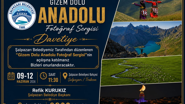 GİZEM DOLU ANADOLU FOTOĞRAF SERGİSİ ŞALPAZARI’NDA