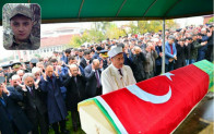 TRABZON ŞEHİDİNİ UĞURLADI