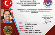 BİRLİK BERABERLİK VE KÜLTÜR GECESİNE DAVET