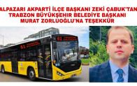 ŞALPAZARI’NA HAYIRLI OLSUN !