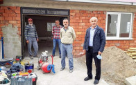 GEYİKLİ’DEKİ SOSYAL HİZMET BİNASI’IN YAPIMI HIZLA BİTİYOR